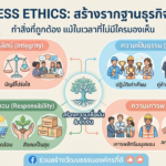 Business Ethics... เรื่องไกลตัว หรือรากฐานที่สำคัญที่สุดของธุรกิจ? 🏢💡 Gemini_Generated_Image_7q4jbw7q4jbw7q4j