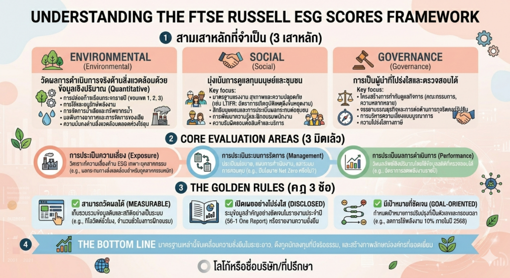 เข้าใจ FTSE Russell ESG Scores ฉบับคนทำงาน